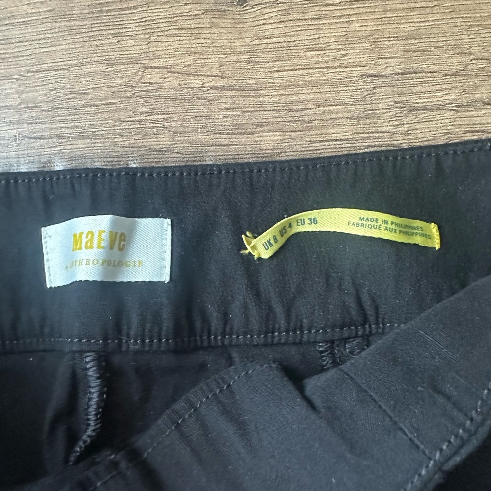 Maeve women’s Black Chinos